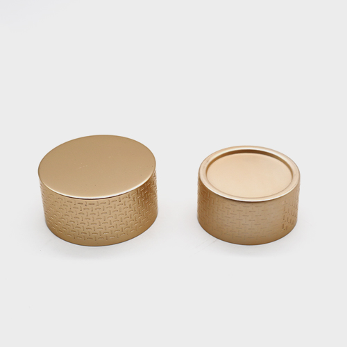 高級滾花邊頂部刻凹鋁蓋