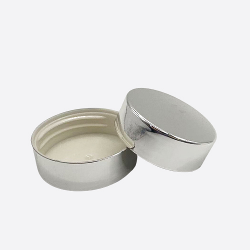 亮銀半牙電鍍蓋